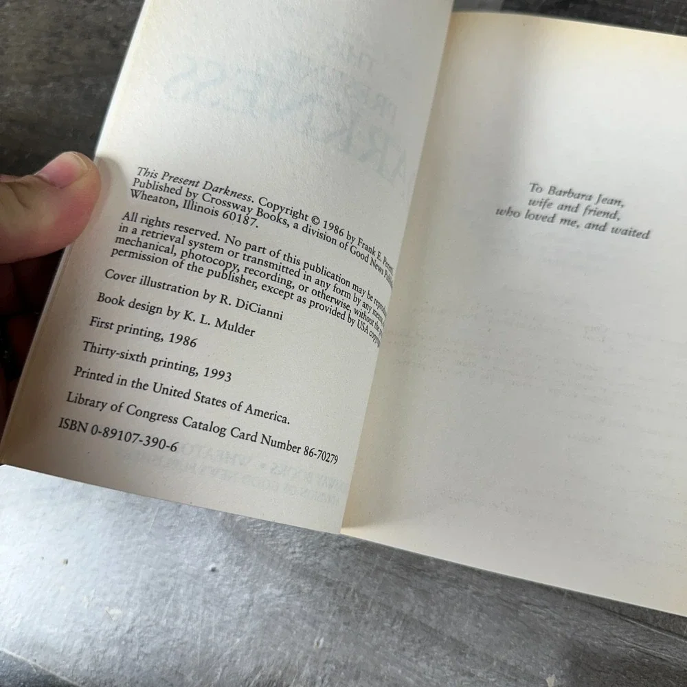 This Present Darkness & Piercing the Darkness Peretti 1991 Crossway Slipcase